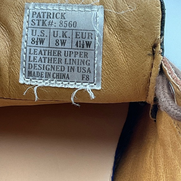 Dr. Comfort Patrick Men's 8.5M Brown Black Leather‎ Therapeutic Boat Shoes - Picture 5 of 8